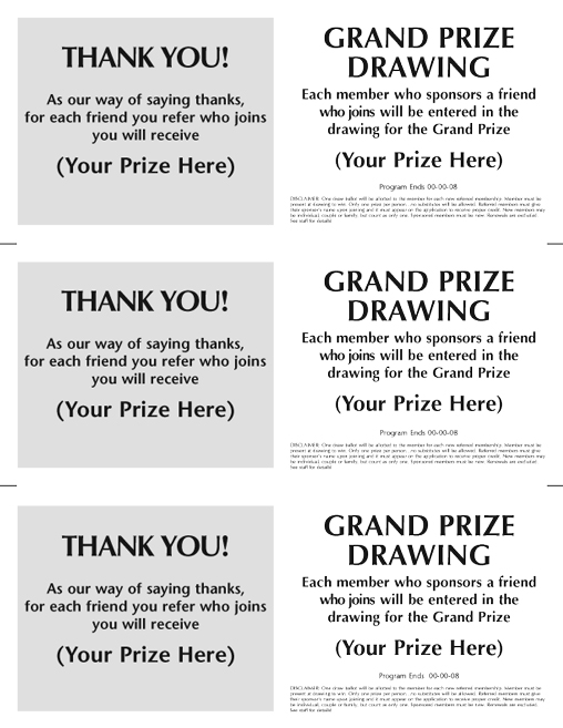 Referral Cards back